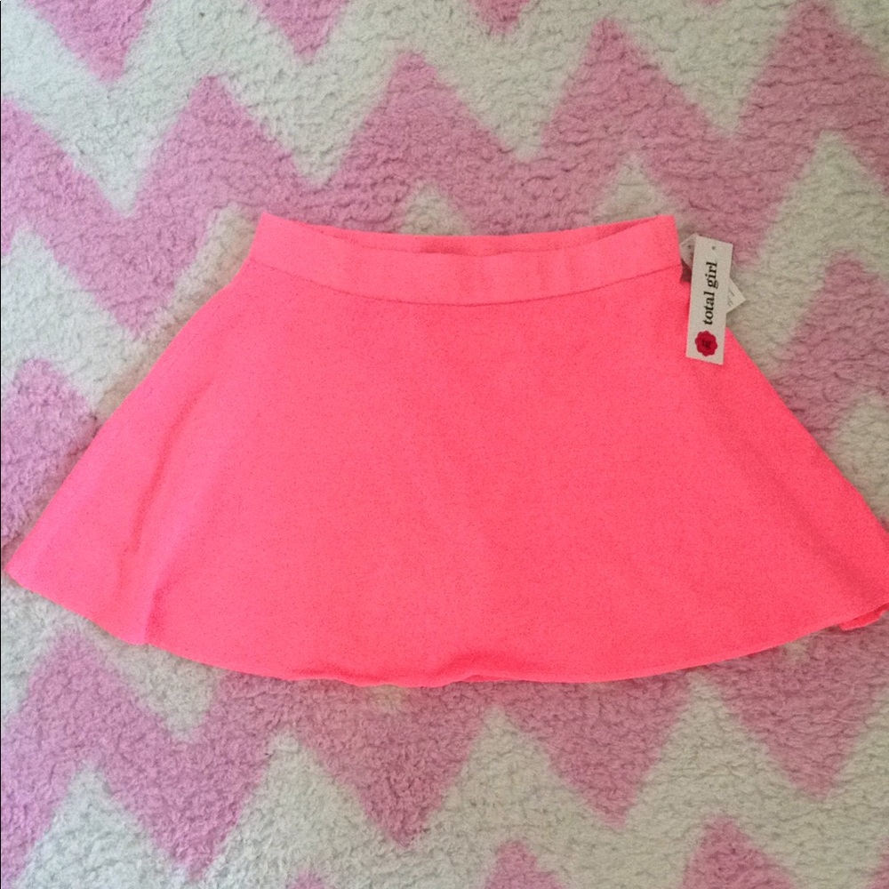 Girls Pink Skater Skirt
